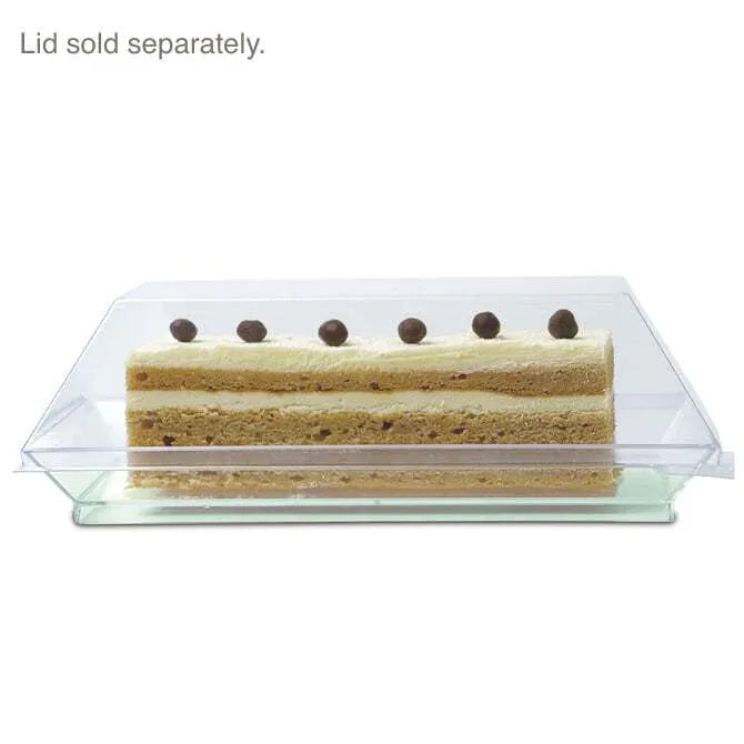Comatec Square Appetizer Plates - Set of 6, Durable BPA-Free Plastic Plates in Sea Green, Perfect for Party Snacks, Appetizers, and Small Desserts - Ideal for Dinner Parties, Picnics, and Catering Events