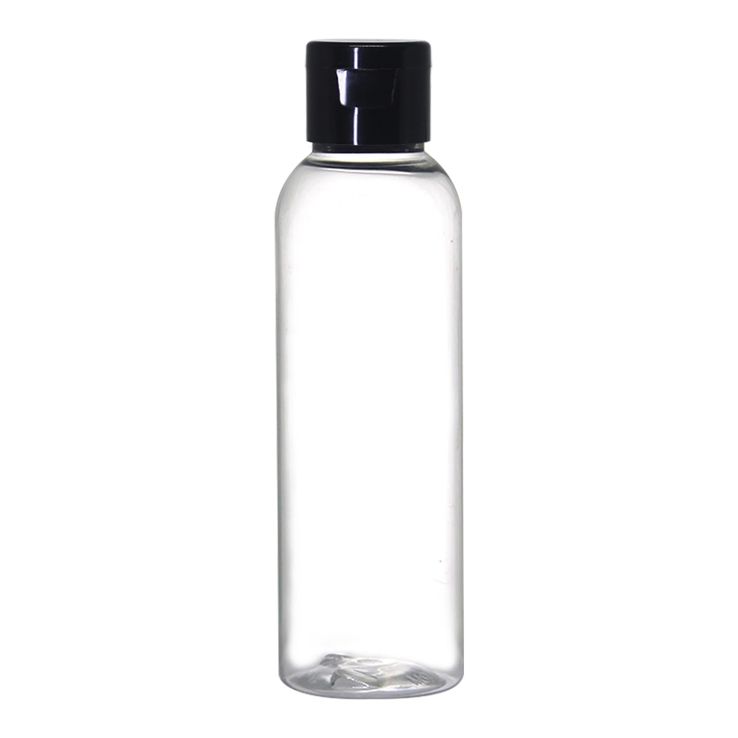 NSB Herbals 120ml Empty Clear Plastic Bottles - Refillable Travel Size Cosmetic Containers with Black Flip Cap - Perfect for Toiletries, Shampoos, Lotions & Creams (Pack of 3) - Ideal for Travel, Home Use & DIY Beauty Products