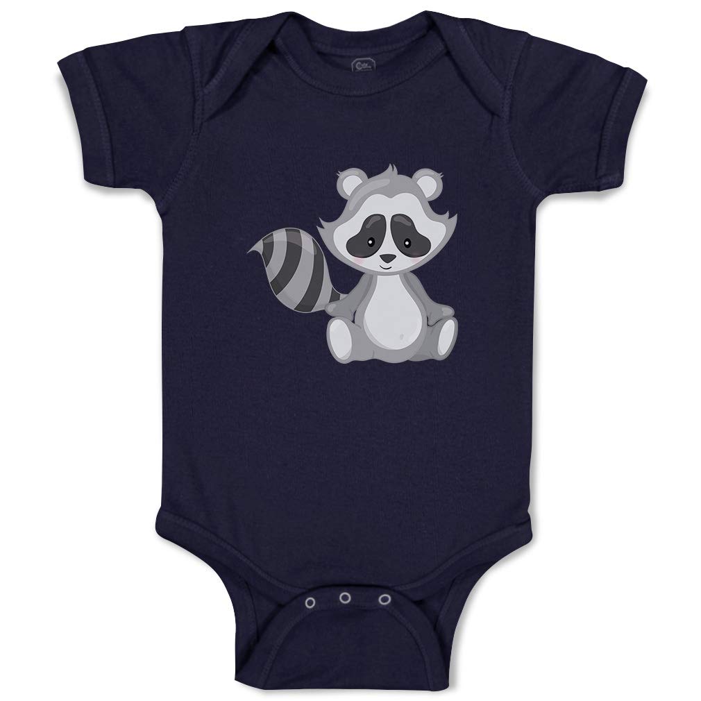 Custom Personalized Baby Bodysuit - Funny Raccoon Print Cotton Onesie for Boys & Girls | Perfect for Newborn Photos, Baby Showers & Everyday Wear