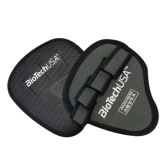 BioTechUSA Grip Pad for Weightlifting & Gym Accessories - Non-Slip Grey Workout Gloves for Strength Training, Powerlifting & CrossFit