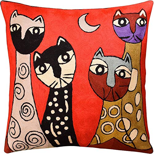 Red Cats Pillow