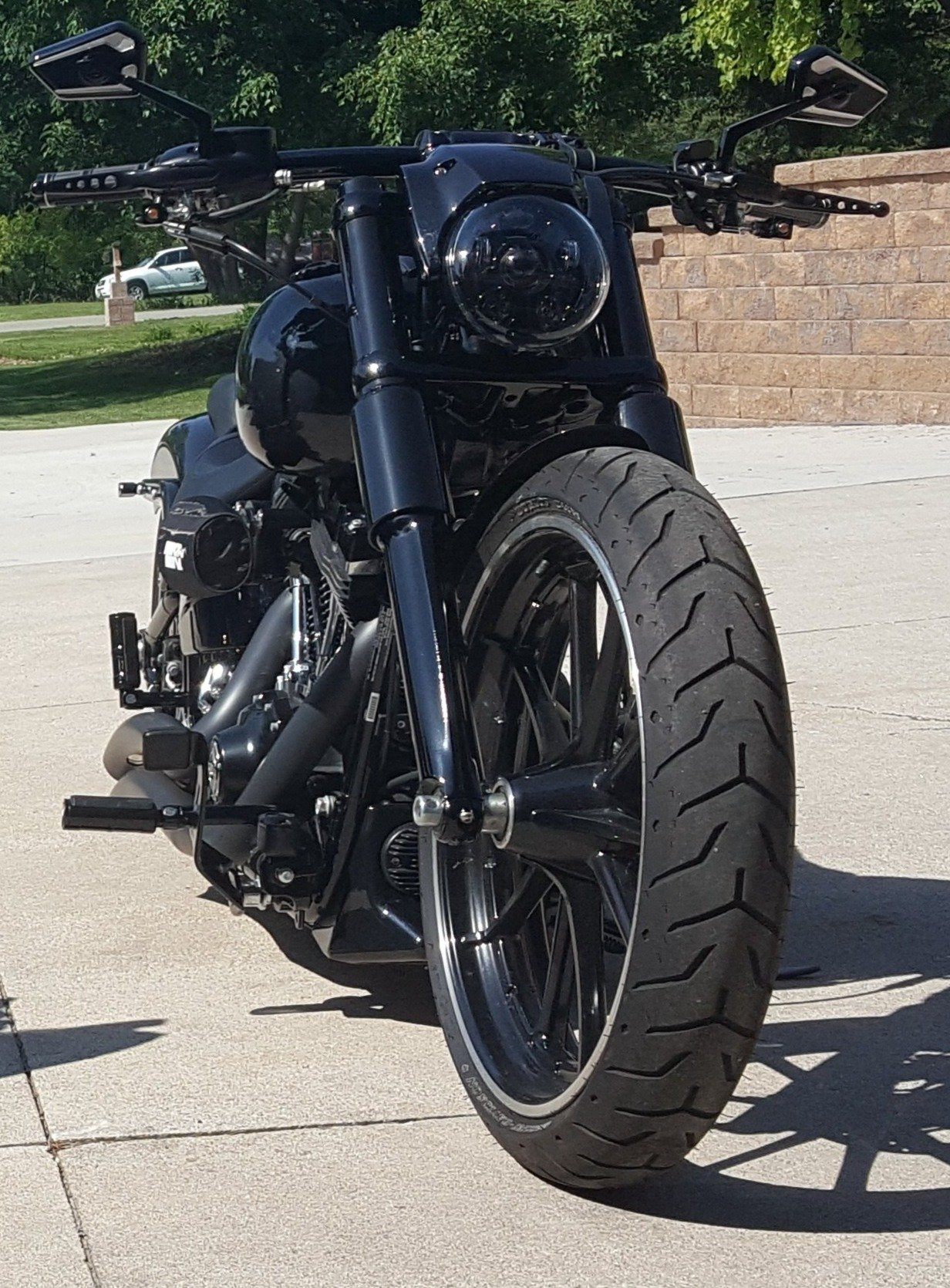 Eagle Lights V-Rod & Street Rod LED Projection Headlight - High Performance Motorcycle Lighting for Harley Davidson VRSC Models - Perfect for Night Riding and Enhanced Visibility
