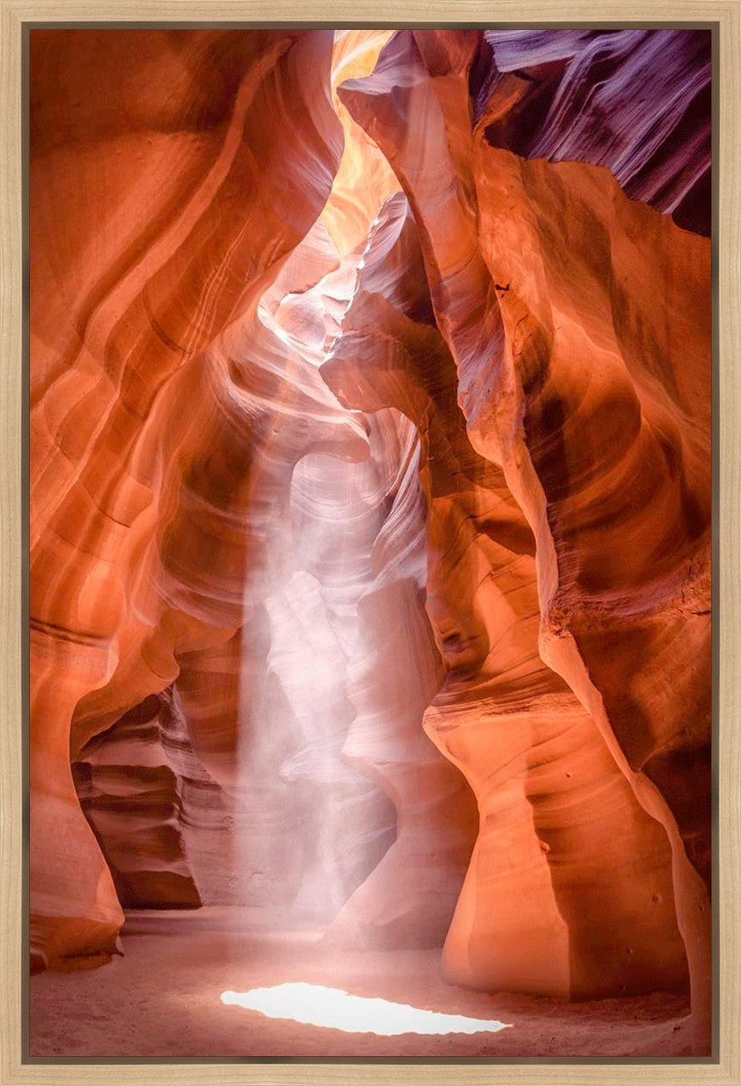 Antelope Canyon Cathedral Gallery Wrap Canvas Print - Stunning Landscape Wall Art for Living Room, Bedroom & Office Decor