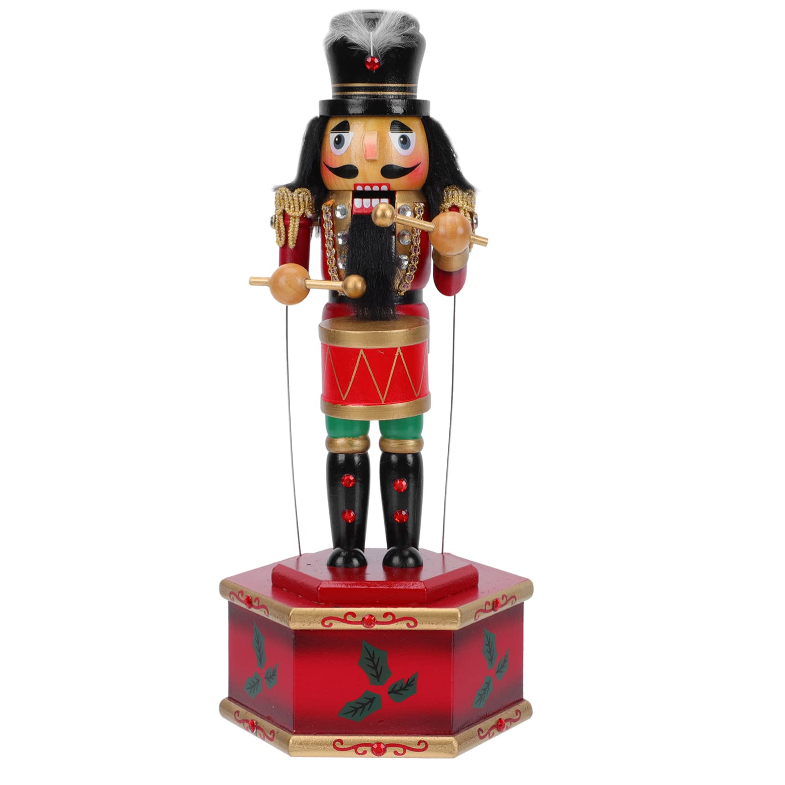 1pc Christmas Music Box - Nutcracker Themed Holiday Decor for Xmas Party, Kids Musical Instrument, Desktop Scene & Festive Props | Perfect for Home, Office & Holiday Gatherings