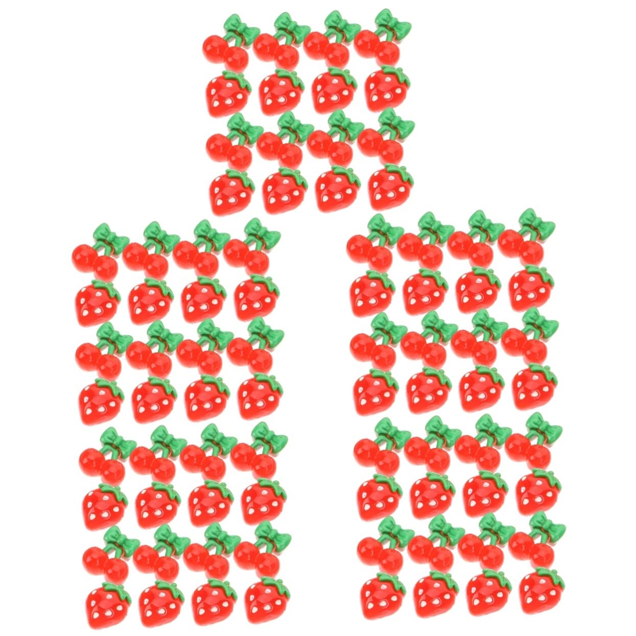 Minkissy 300 Pcs Nail Art Charms - Fruit Flatback Decorations for Nails, Cherry Slices & Resin Embellishments | DIY Nail Art Supplies for Manicure, Pedicure & Salon Use | Perfect for Home, Party & Wedding Nail Designs