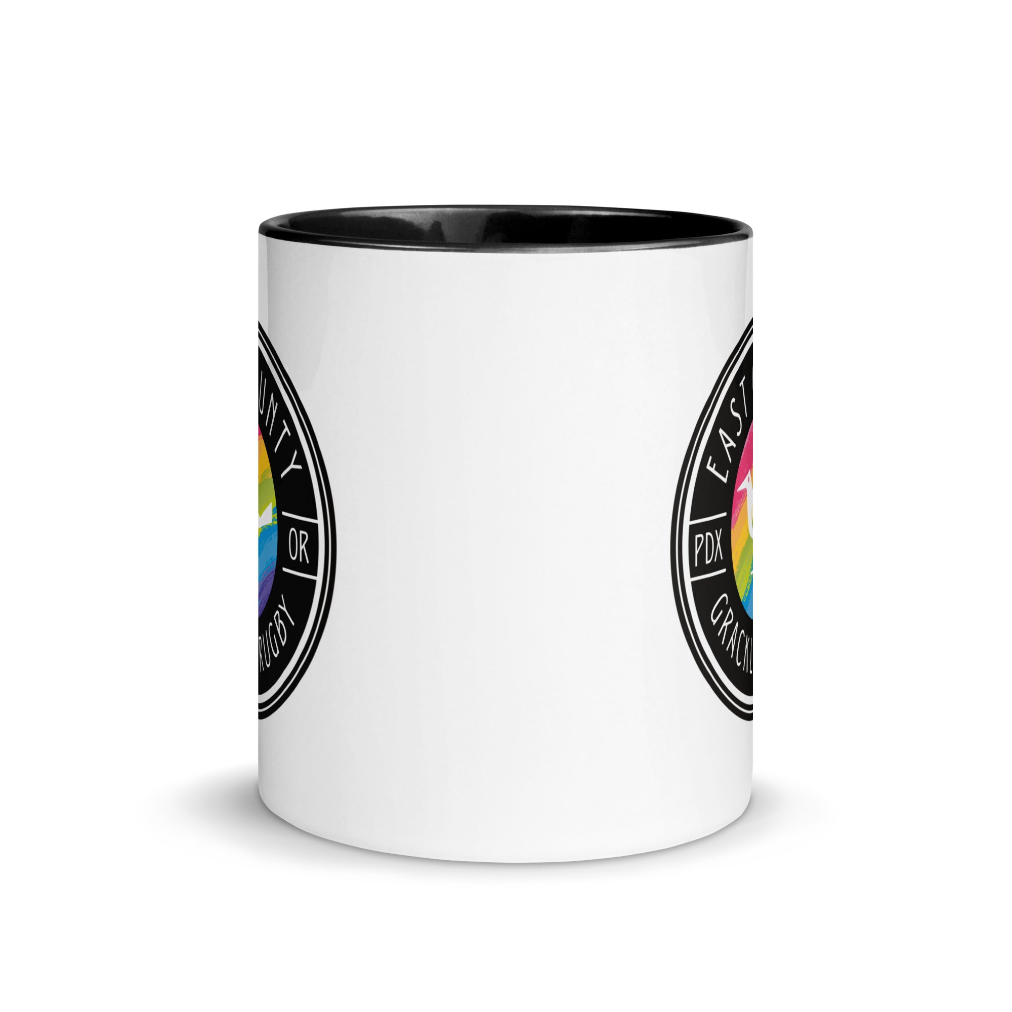 East Co. Grackles Coffee Mug - 12oz Ceramic Travel Mug with Lid, Insulated & Leak Proof - Perfect for Office, Camping & Commuting
