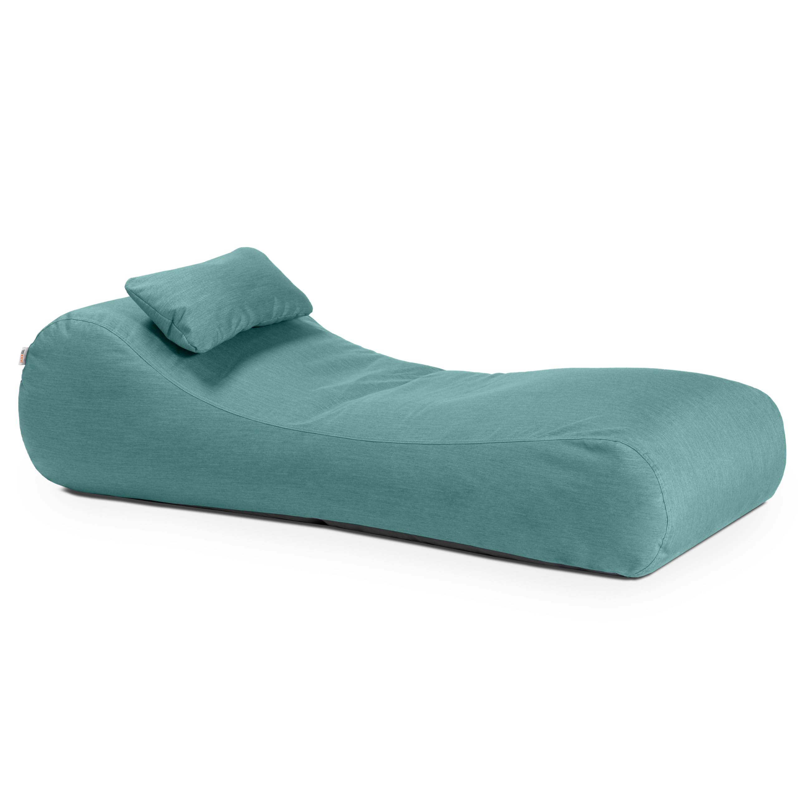 Jaxx Arlo Outdoor Bean Bag Sun Lounger - Waterproof Pool & Patio Chaise Recliner for Backyard, Beach, or Garden - Comfortable Twin-Size Sunbathing Chair with Breathable Breeze Fabric
