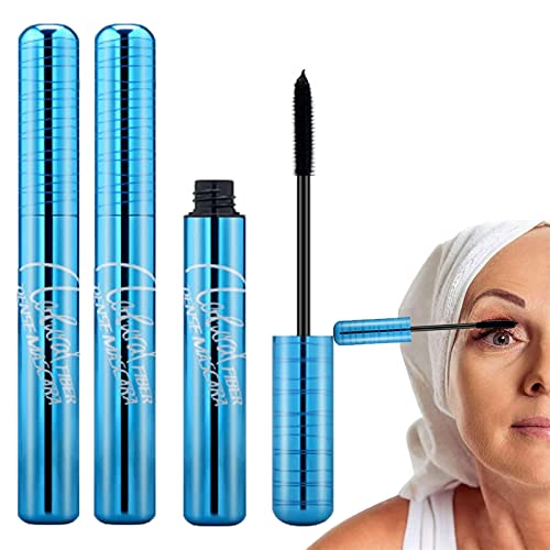 PrimeLash Waterproof Mascara for Seniors - Volumizing & Lengthening Black Mascara for Thin Eyelashes, Anti-Aging Formula for Mature Women - Perfect for Daily Use, Special Occasions & Sensitive Eyes