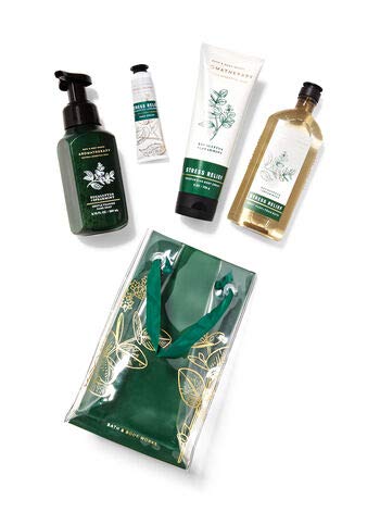Bath and Body Works Eucalyptus Spearmint Aromatherapy Gift Set - Relaxing Scented Body Care Bundle for Stress Relief & Spa Day at Home