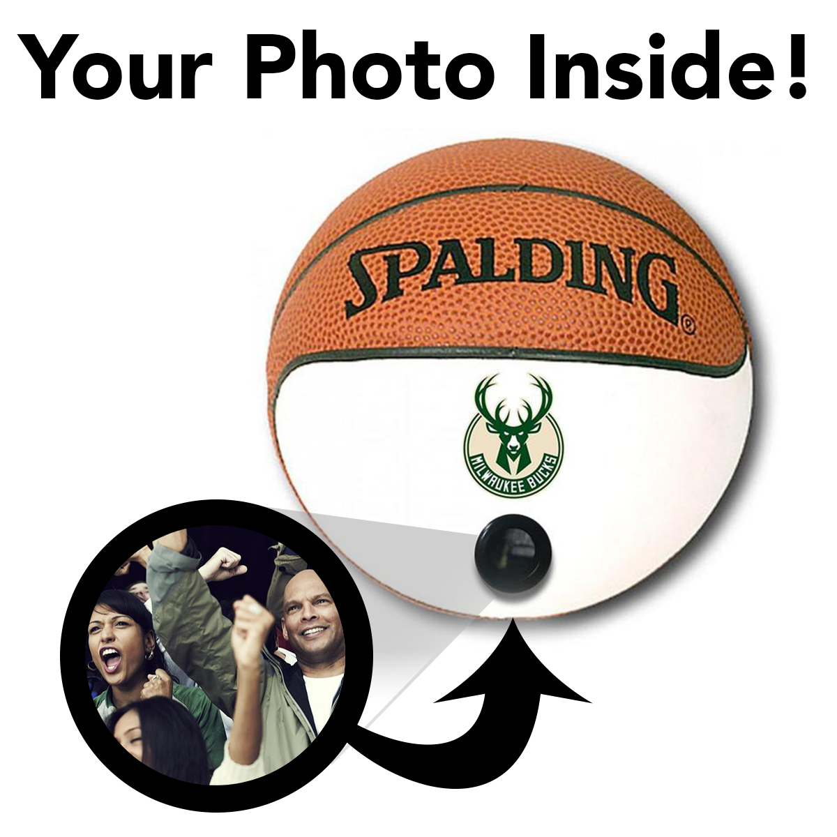 Official Milwaukee Bucks NBA Miniature Basketball Collectible - Perfect for Fans, Gifts & Home Decor - Game Room, Office & Sports Memorabilia Display