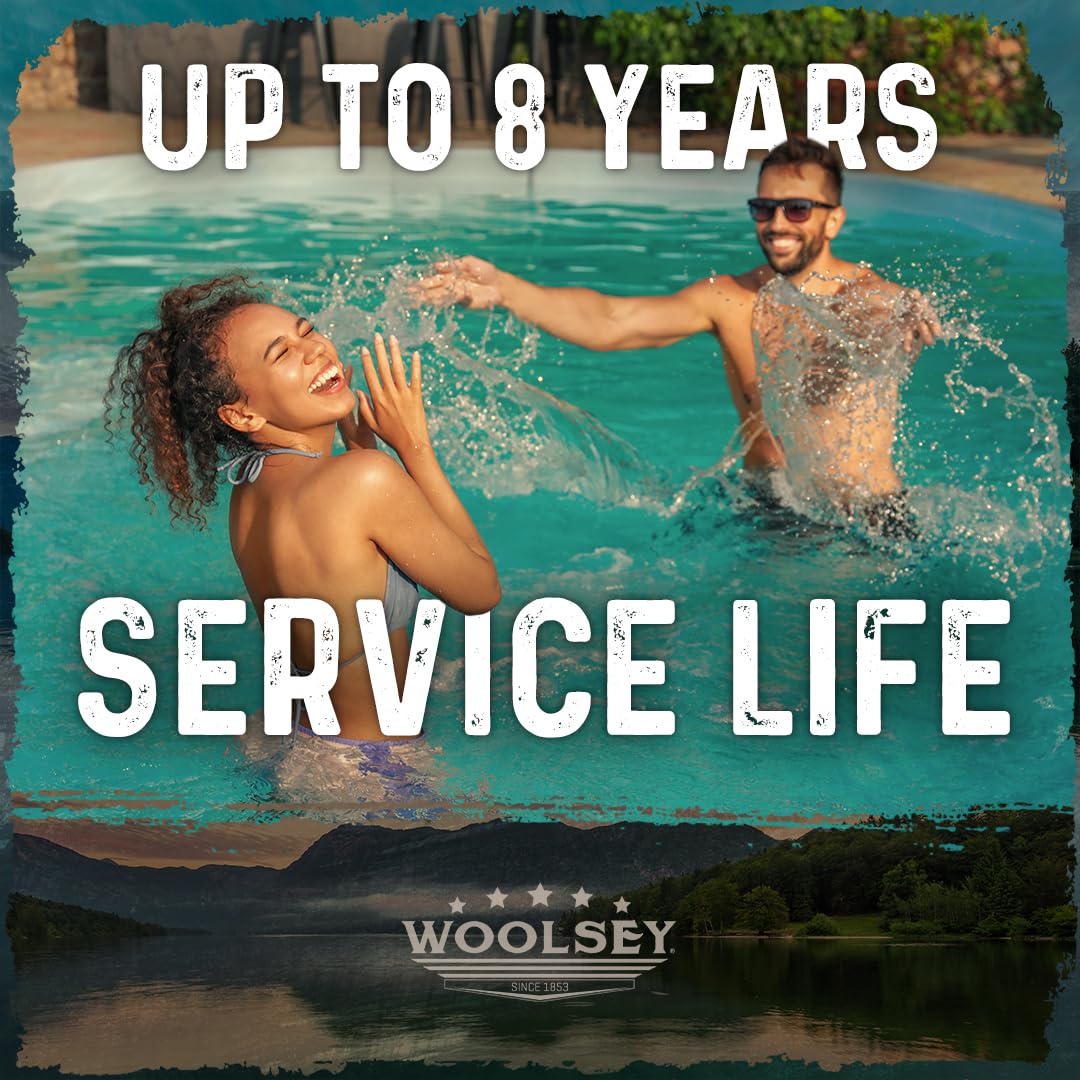 WOOLSEY Premium Epoxy Pool Paint - Durable Swimming Pool Coating for Concrete & Gunite Pools | Perfect for Pool Resurfacing, Renovation & Waterproofing