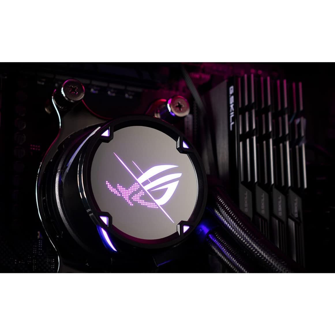 ASUS ROG Strix LC II 240 AIO Liquid CPU Cooler - 240mm Radiator with Dual 120mm PWM Fans - Compatible with Intel LGA1700/115x/2066 & AMD AM4/TR4 - Perfect for Gaming PCs, Workstations, and High-Performance Cooling Solutions