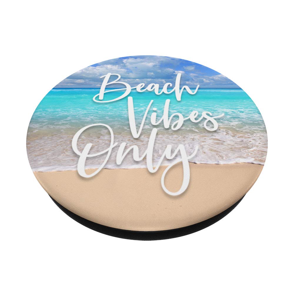 Beach Vibes Only - Funny Summer Vacation Saying T-Shirt for Women | Casual Wear, Beach Outfits, Vacation Gifts