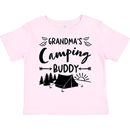 Inktastic Grandmas Camping Buddy Toddler T-Shirt - Cute Camping Themed Shirt for Kids - Perfect for Outdoor Adventures, Family Trips & Grandparent Bonding