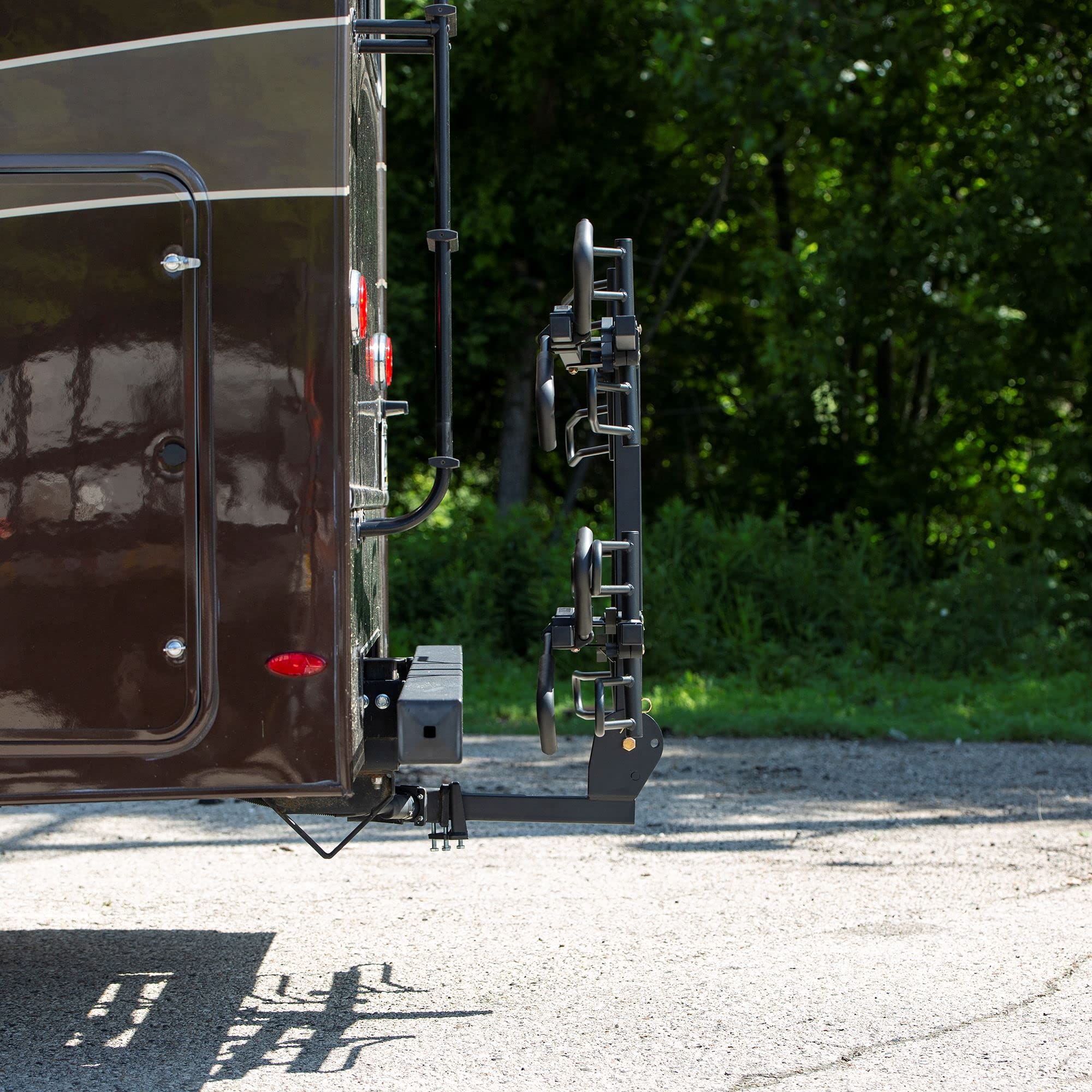 Heavy Duty RV Hitch Bike Rack Carrier - 4 Bike Capacity for Camping, Road Trips & Outdoor Adventures