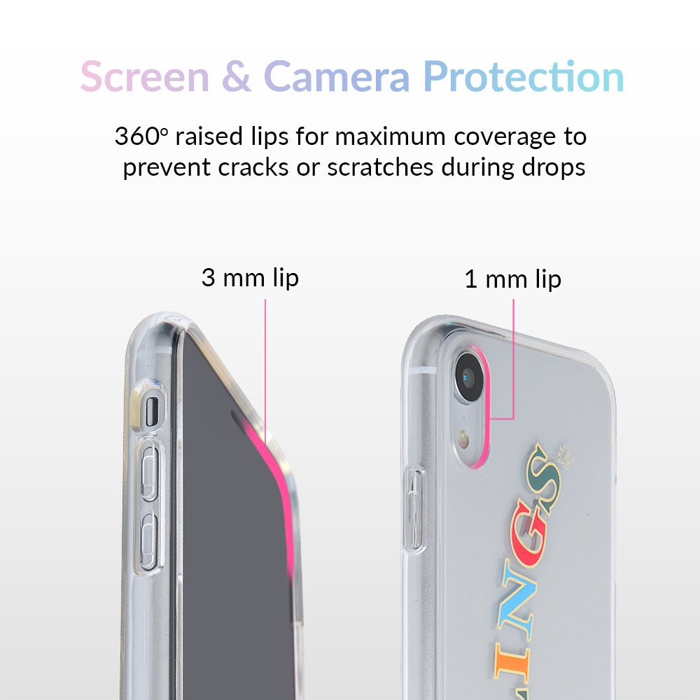 Feelings Clear iPhone Case - Transparent Protective Cover for iPhone [Model] - Perfect for Everyday Use, Travel & Work