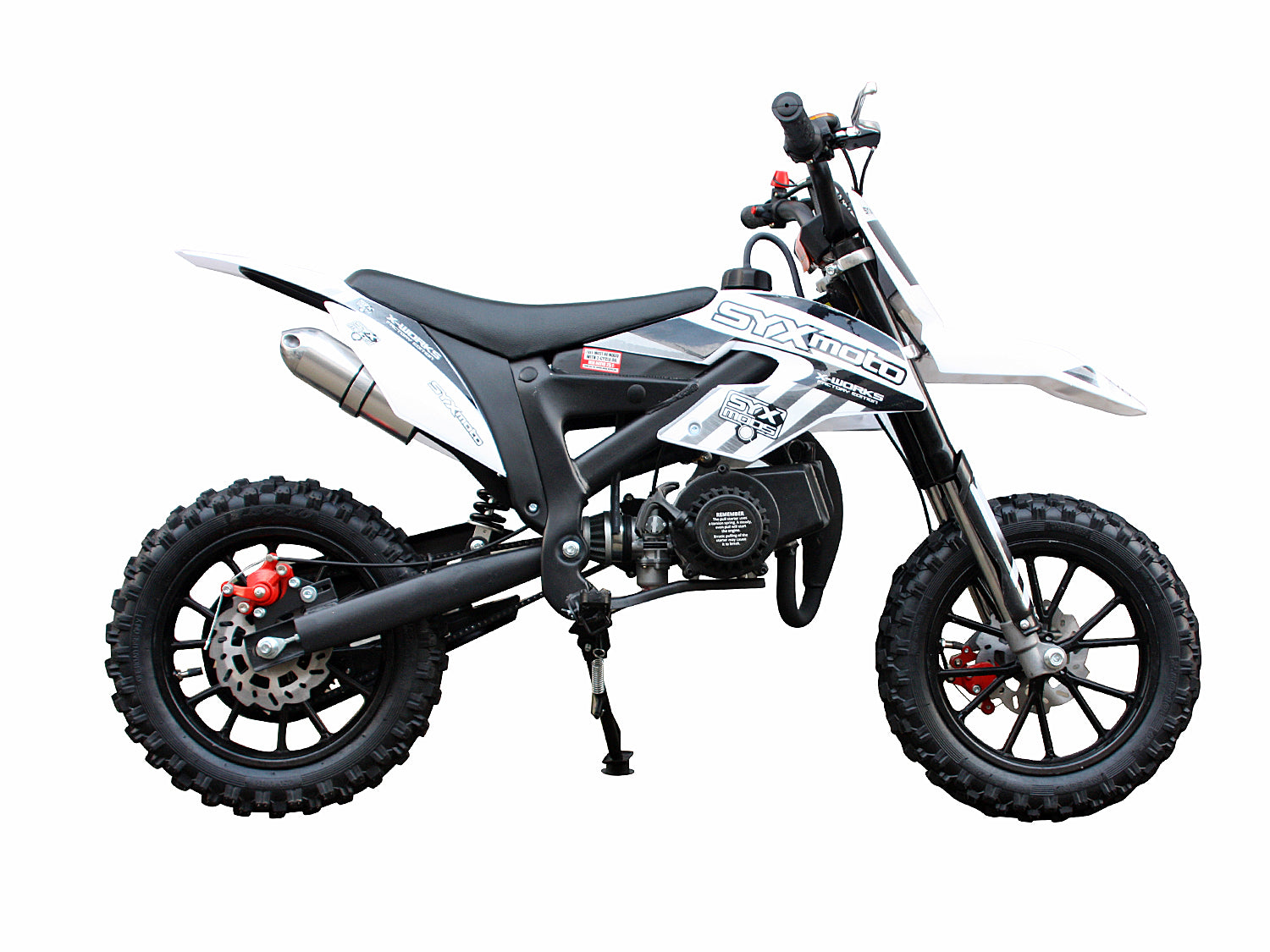 Venom Syxmoto 49cc Racing Motocross Dirt Bike - Automatic Transmission for Kids & Adults - Perfect for Off-Road Trails, Motocross Racing & Backyard Riding