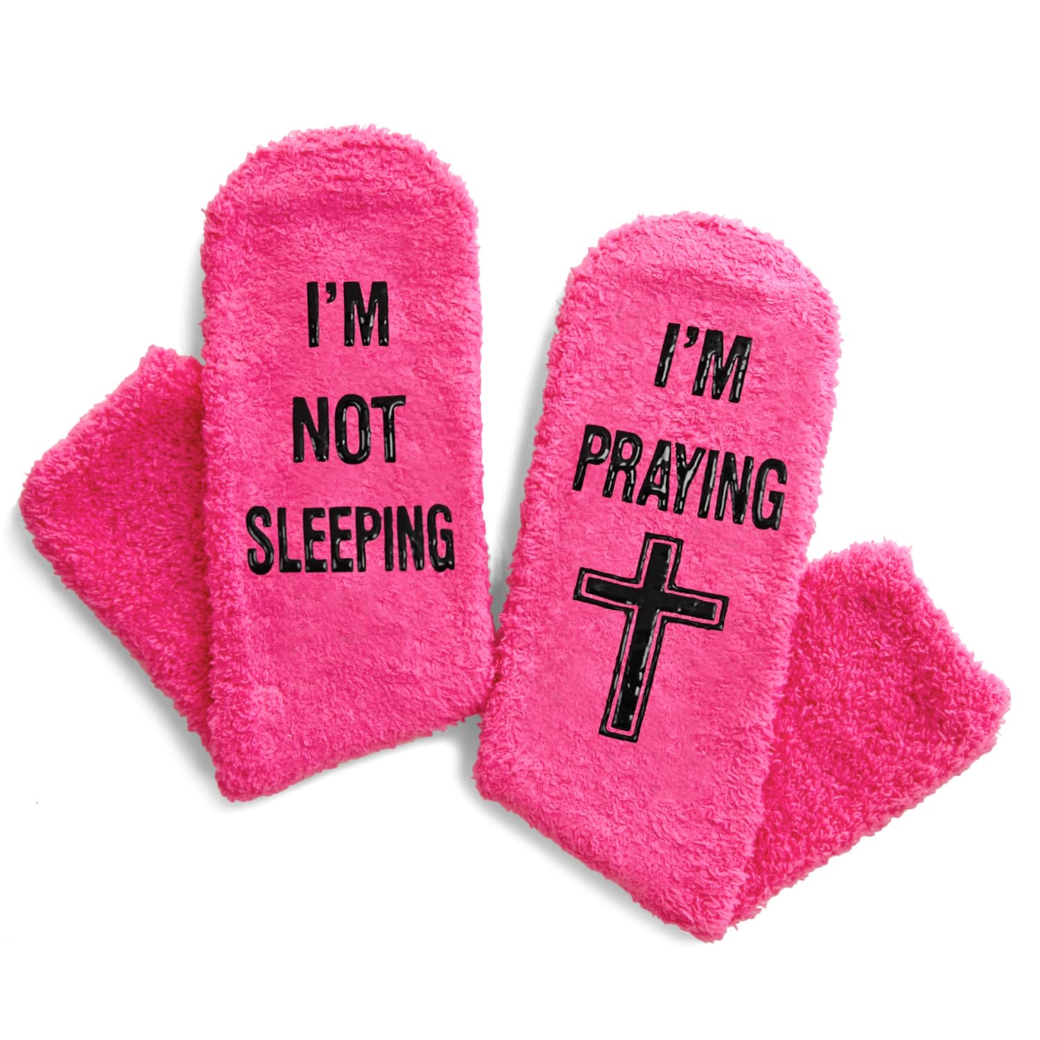 HappyPop Christian Socks - Religious Easter Gifts with Serenity Prayer, Jesus Inspired Faith Socks for Women & Men | Church, Bible Study & Worship Apparel