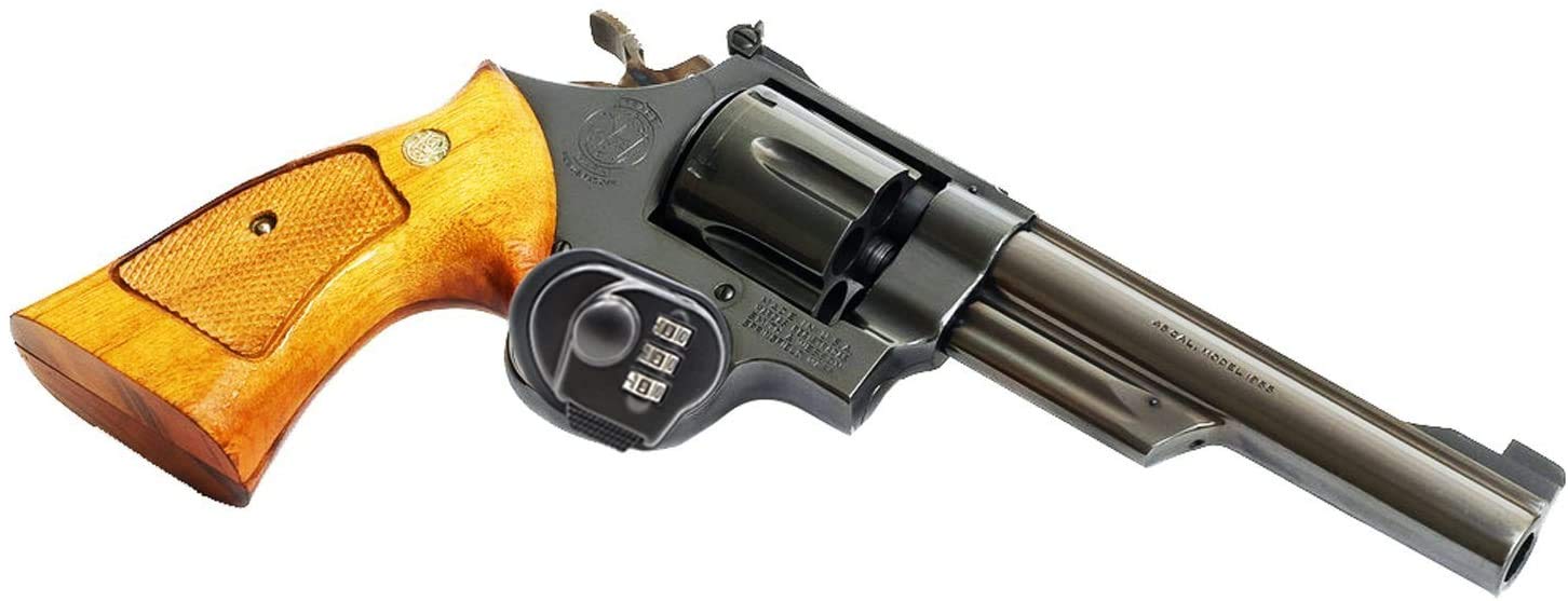 RioRand 3 Digit Combination Gun Trigger Lock - Secure Firearm Safety Accessory for Handguns, Rifles & Shotguns | Ideal for Home Defense, Hunting & Gun Storage