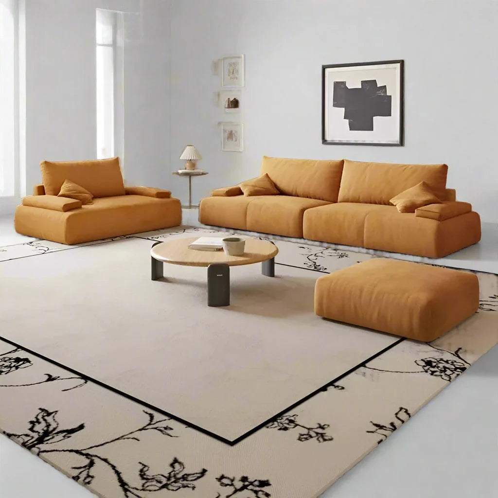 Classic Lazy Lounge Sofa Set - Comfortable Modern Living Room Furniture for Relaxation | Perfect for Small Apartments, Home Theater & Cozy Spaces
