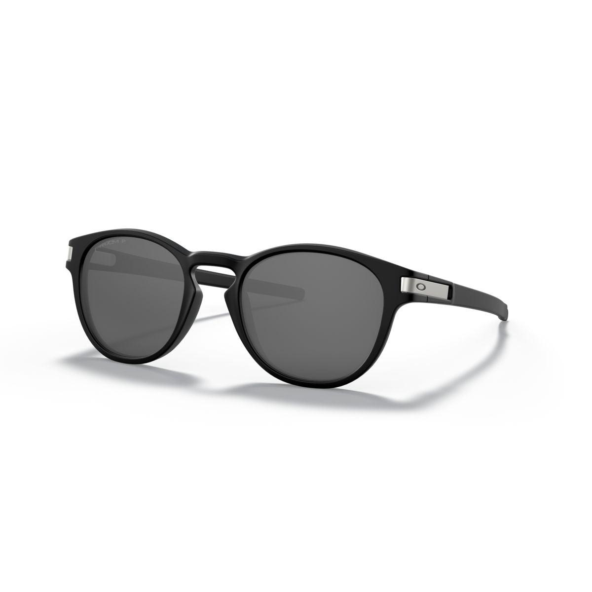 Oakley Latch Sunglasses Matte Black Ink with Prizm Black Polarized Lenses - Low Bridge Fit for Asian Faces (Model 0OO9349 934928) - Perfect for Driving, Outdoor Sports & Fashion Accessory