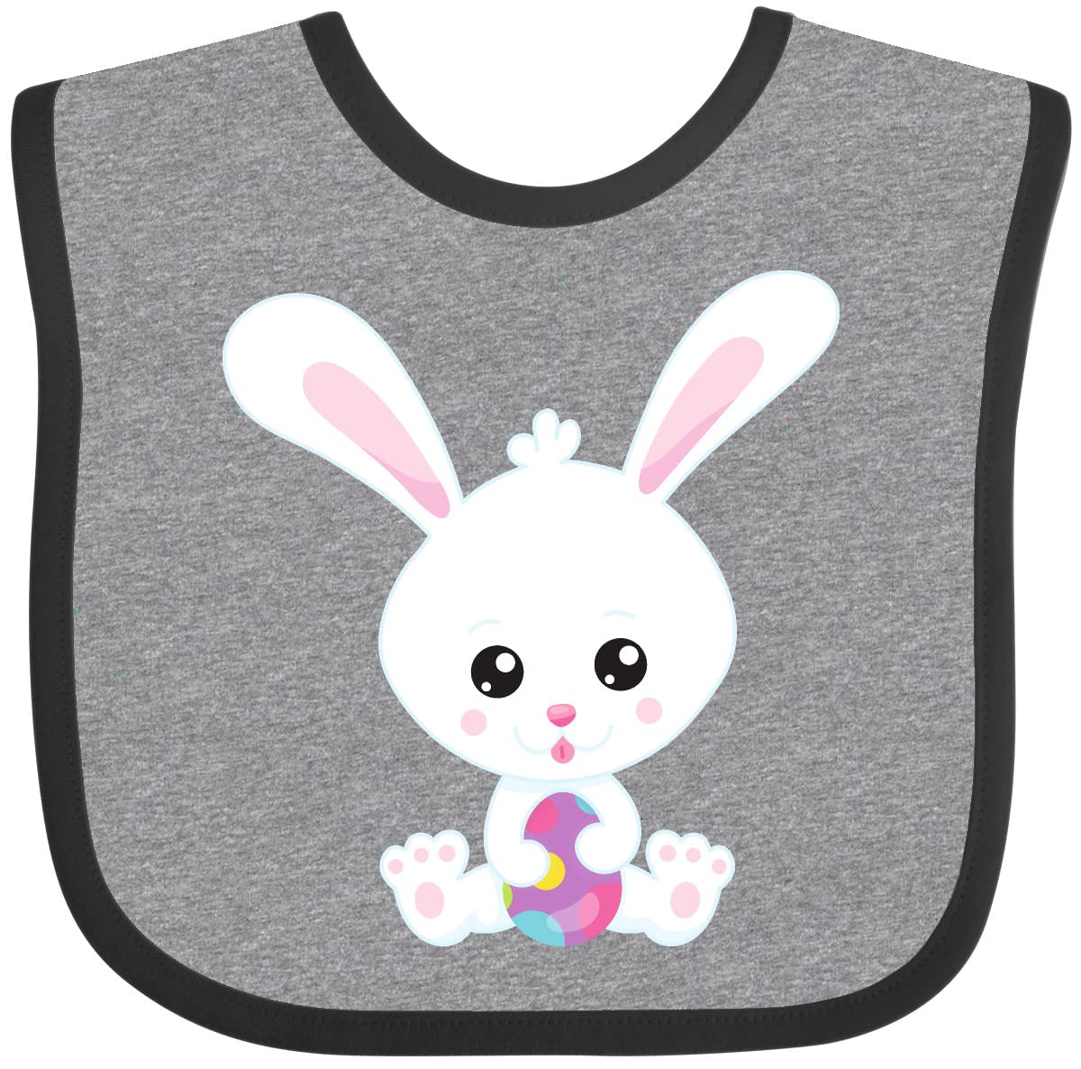 Cute Easter Bunny Baby Bib with Eggs for Holiday Gifting
