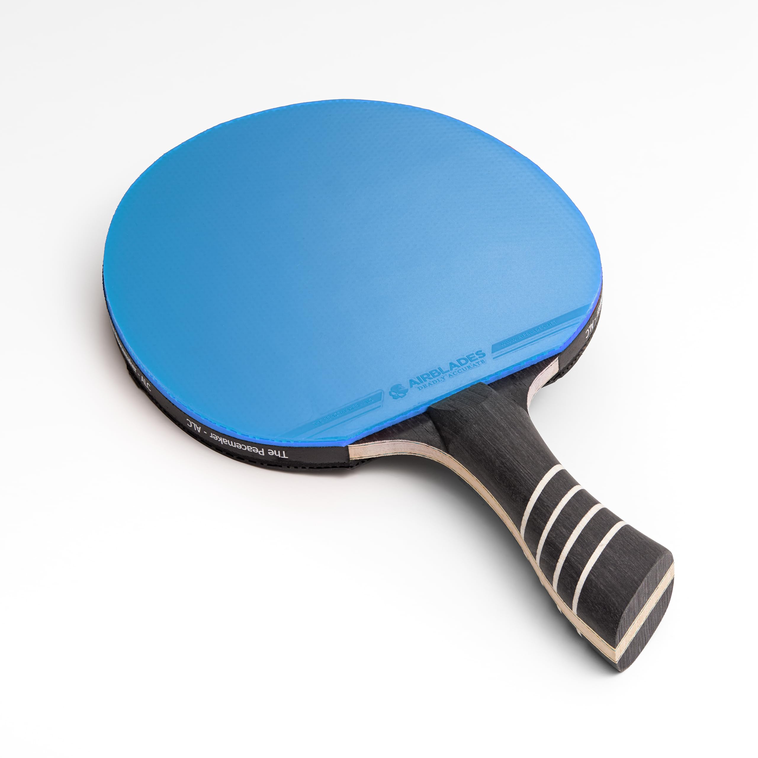 Professional Carbon Fiber Ping Pong Paddle - The Peace Maker ALC Table Tennis Racket for Maximum Spin & Control (Boys Blue) | Perfect for Beginners to Advanced Players | Includes Hard Carry Case & Ergonomic Handle | Ideal for Home, Club & Tournament Play