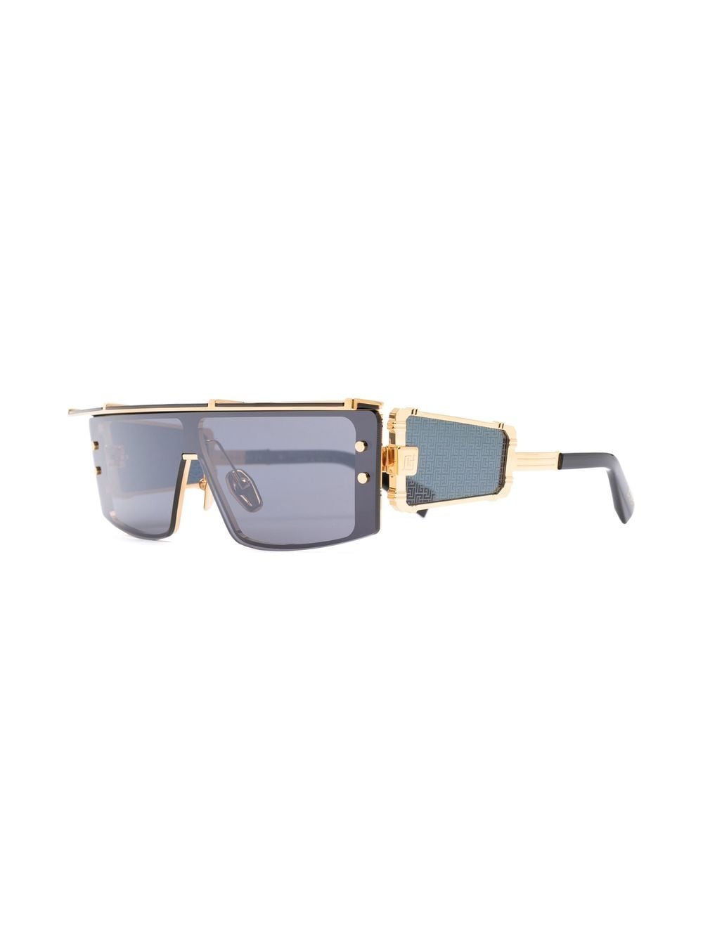 Balmain Golden Sunglasses for Women & Men - Luxury Designer Shades for Fashion, Travel & Outdoor Activities