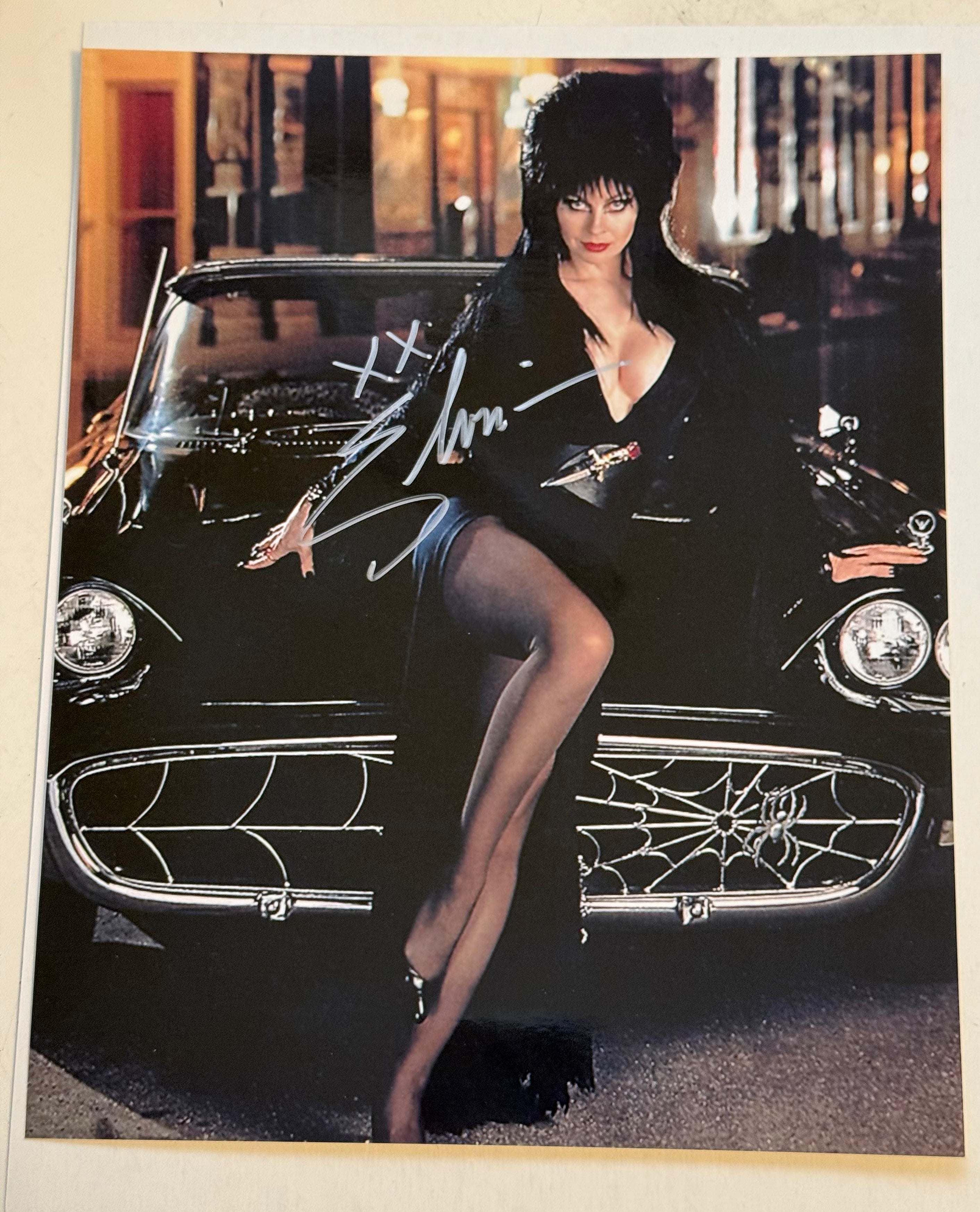 Elvira Horror Icon Autographed 8x10 Photo - Certified Fanexpo Signed Memorabilia with COA & Hologram - Perfect for Horror Movie Fans Collectors & Home Theater Decor