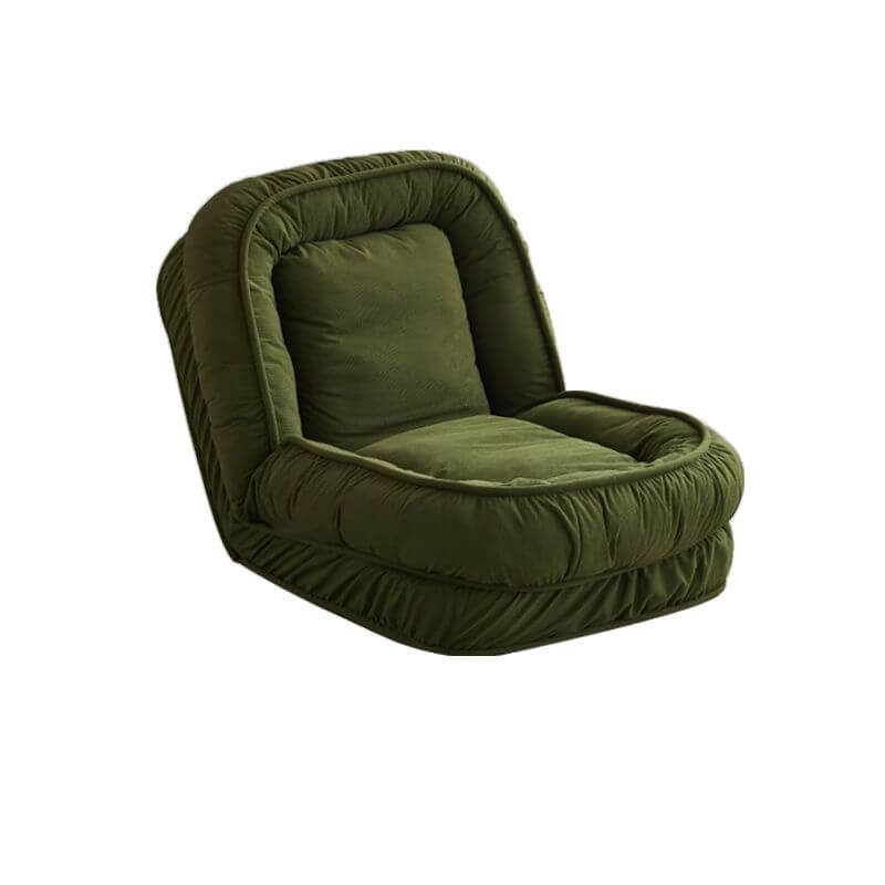 Stylish Solid Color Side Chair with Removable Cushion Back & Cotton Filling - Ivory, Green, Sepia - Perfect for Living Room, Dining Room, or Office