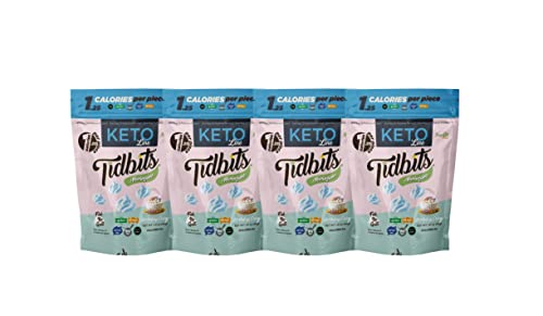 KETO Birthday Cake Flavored Snacks - Low Carb, Gluten Free & Sugar Free Healthy Bites (4 Pack) | Perfect for Keto Diet, Weight Loss & On-the-Go Snacking