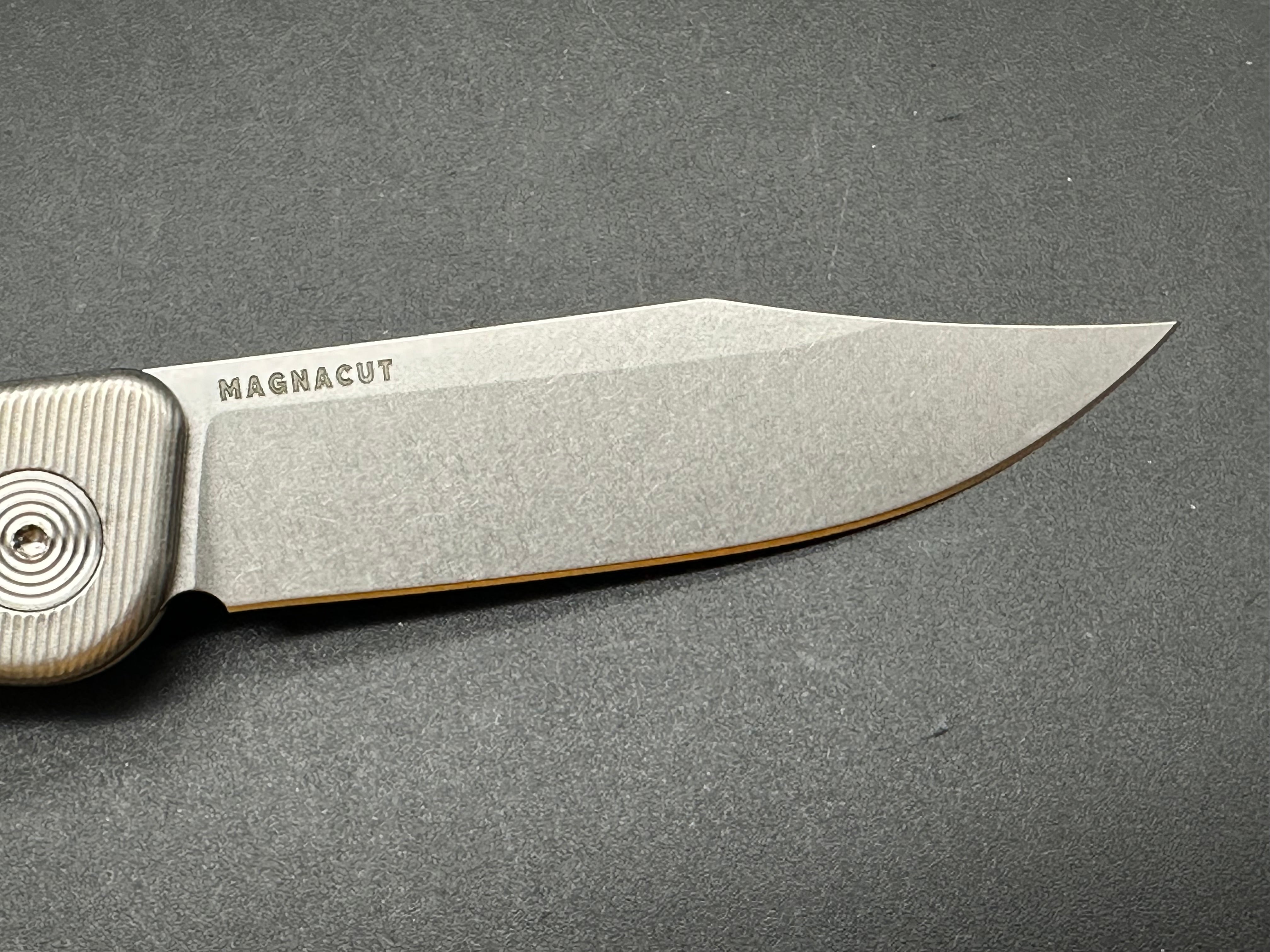 Tactile Knife Co. Bexar Slip Joint Folding Pocket Knife - Titanium Handle, 2.8
