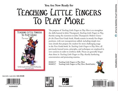 Teaching Little Fingers to Play - Beginner Piano Book with Audio CD | Perfect for Kids Music Lessons & Early Childhood Education