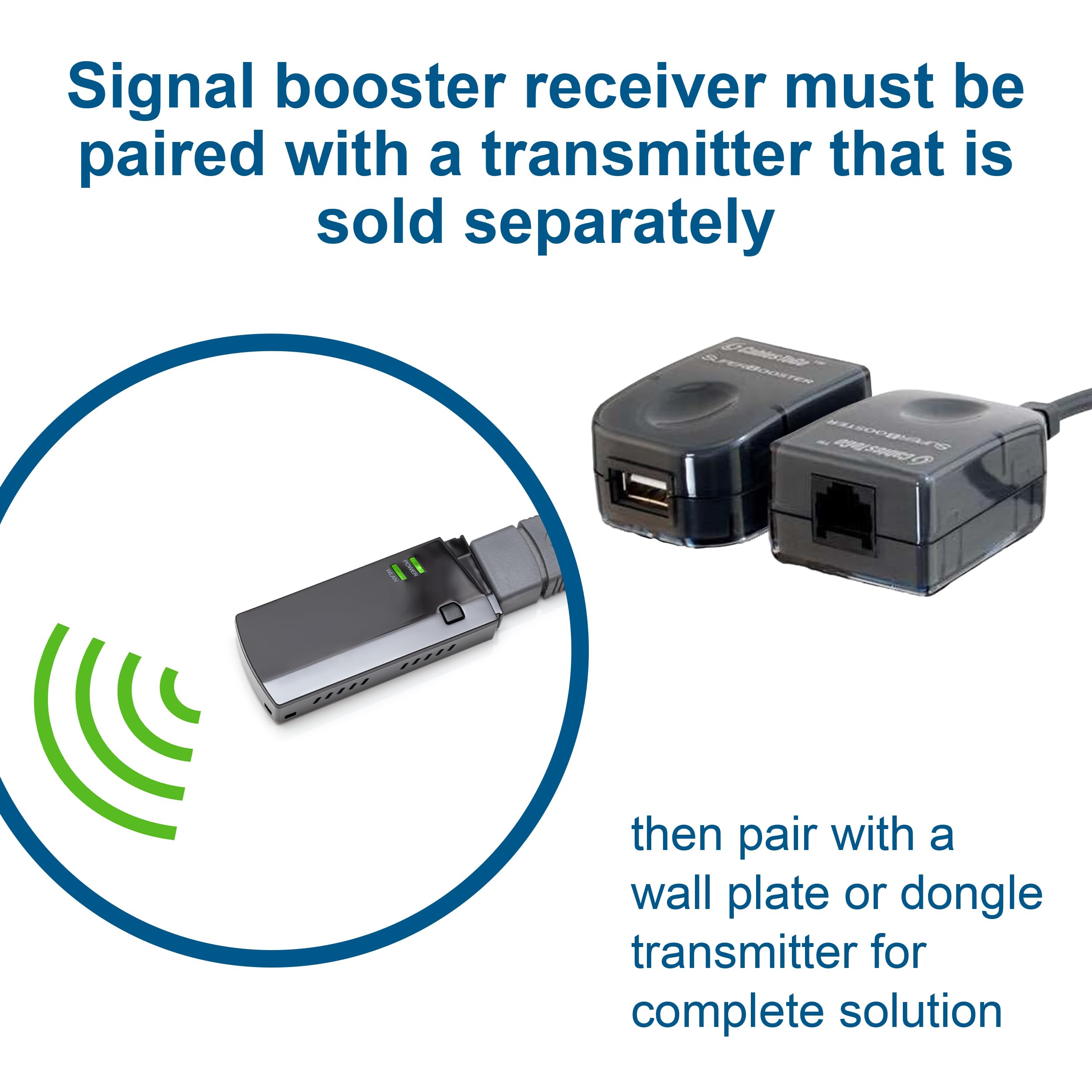 C2G 29341 USB 1.1 Over Cat5 SuperBooster Extender Dongle Kit - 328ft (100m) Range, TAA Compliant, Black - Perfect for Office, Home & Industrial USB Device Extension