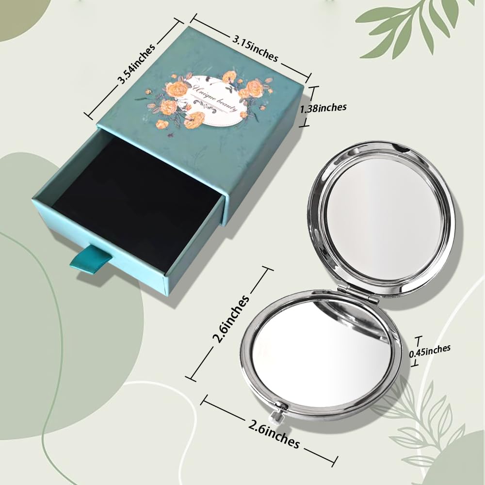 Beautiful Granddaughter Gifts - Birthday, Graduation, Christmas Present with Travel Mirror - Perfect for Travel, Home Decor & Special Occasions