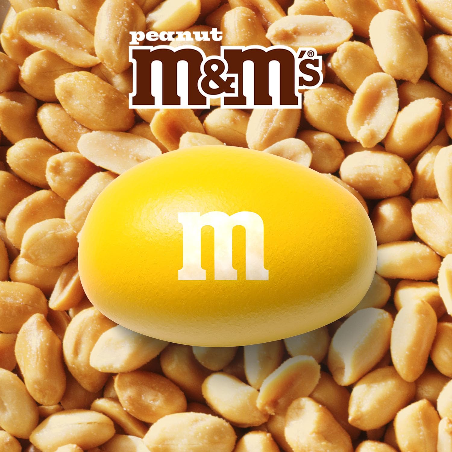 M&M'S Peanut Milk Chocolate Candy Bulk - Party Size 38 oz Bag (Pack of 2) - Perfect for Halloween, Christmas, Birthday Parties & Office Snacks