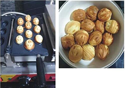Nonstick Electric Walnut Waffle Maker - 110V Sweet Cake & Crisp Machine (10pcs/Plate) - Perfect for Breakfast, Desserts, and Family Gatherings