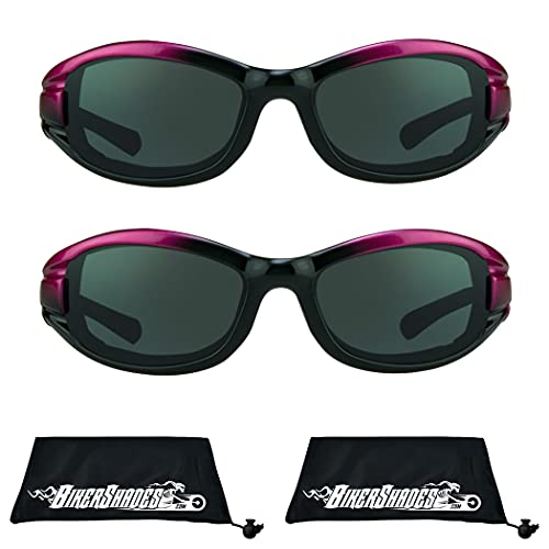 2 Pairs Smoke/Pink