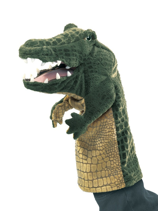 Crocodile Hand Puppet for Kids - Interactive Animal Puppet Toy for Storytelling, Role Play & Educational Fun - Perfect for Classroom, Theater & Home Play