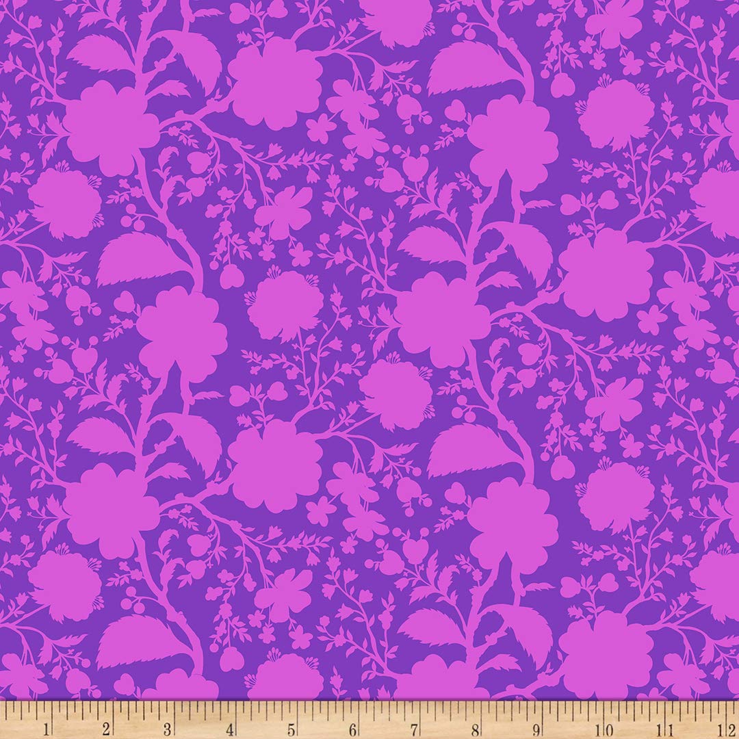 Tula Pink Tula's True Colors Wildfire Dahlia Fabric by the Yard - Premium Cotton Quilting Fabric for DIY Sewing, Quilts & Home Decor Projects