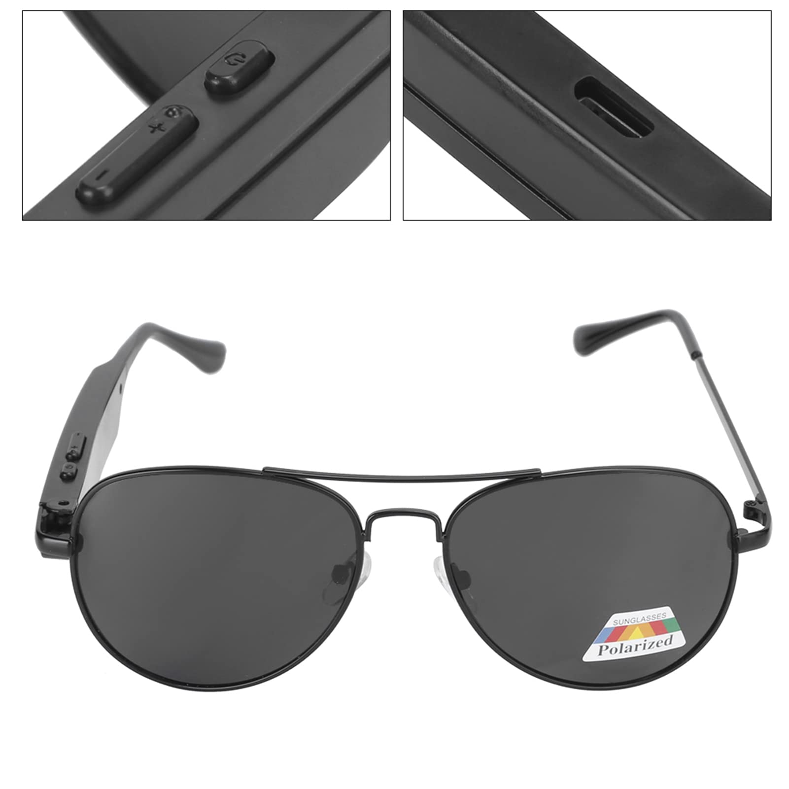 Bluetooth Smart Glasses with Polarized Lenses - Wireless Audio Sunglasses for Men & Women - Perfect for Running, Cycling, Hiking & Outdoor Activities