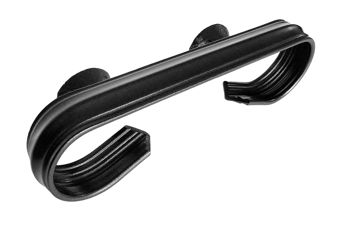 Kenosha Wrought Iron Handrail - Black Metallic Finish, 1 Foot Length | Durable Indoor/Outdoor Stair Railing for Home & Garden Safety