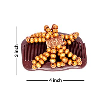 KAVIN Double Sided Hair Comb Clip - Hair Bun Maker & Styling Tool for Women & Girls (Multicolor, M8) - Perfect for Updos, Ponytails & Everyday Hairstyles