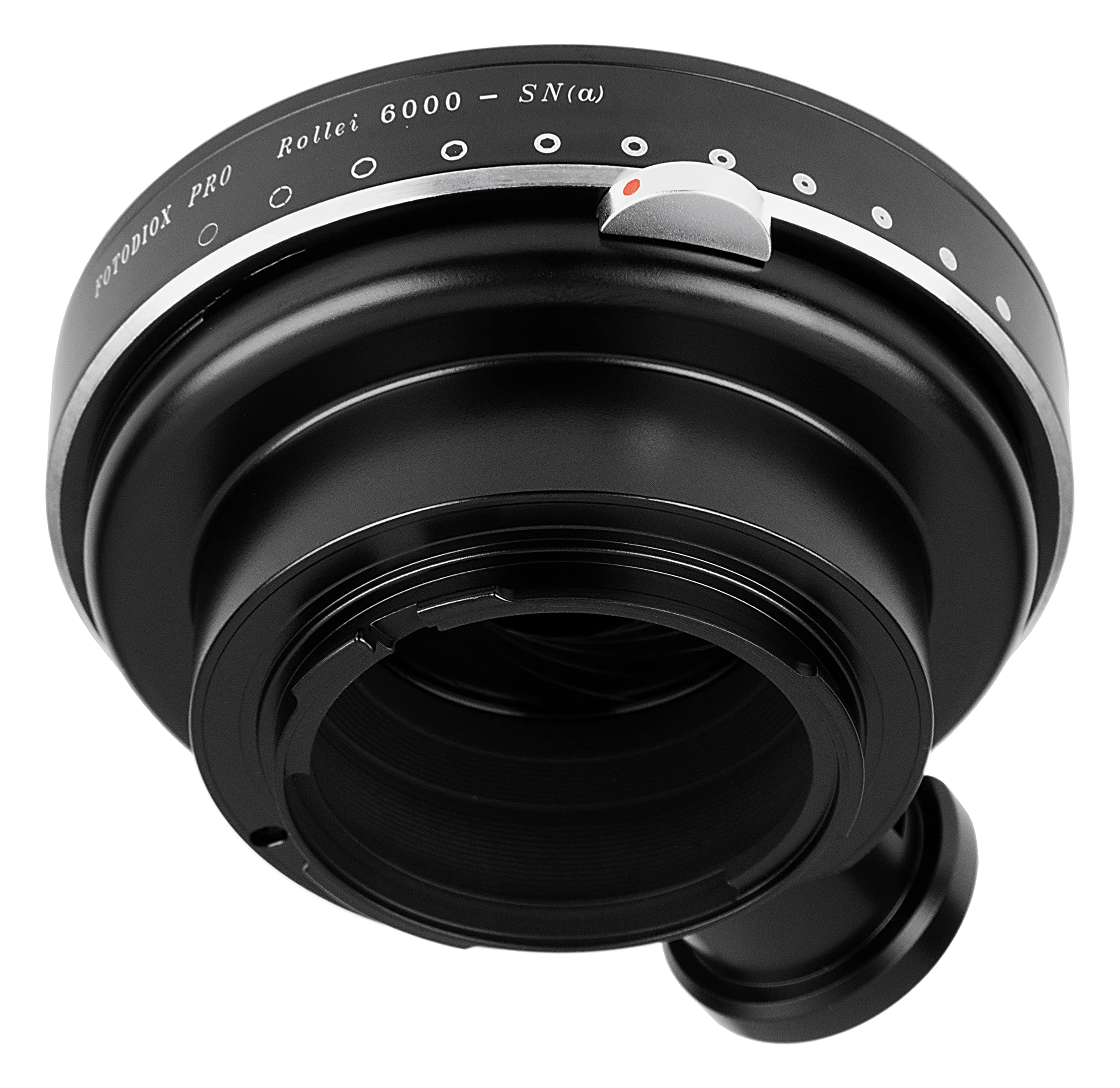 Fotodiox Pro IRIS Lens Mount Adapter for Rollei 6000 to Sony Alpha A-Mount (Minolta AF) Cameras - Professional Photography & Videography Gear for Studio & Outdoor Shooting