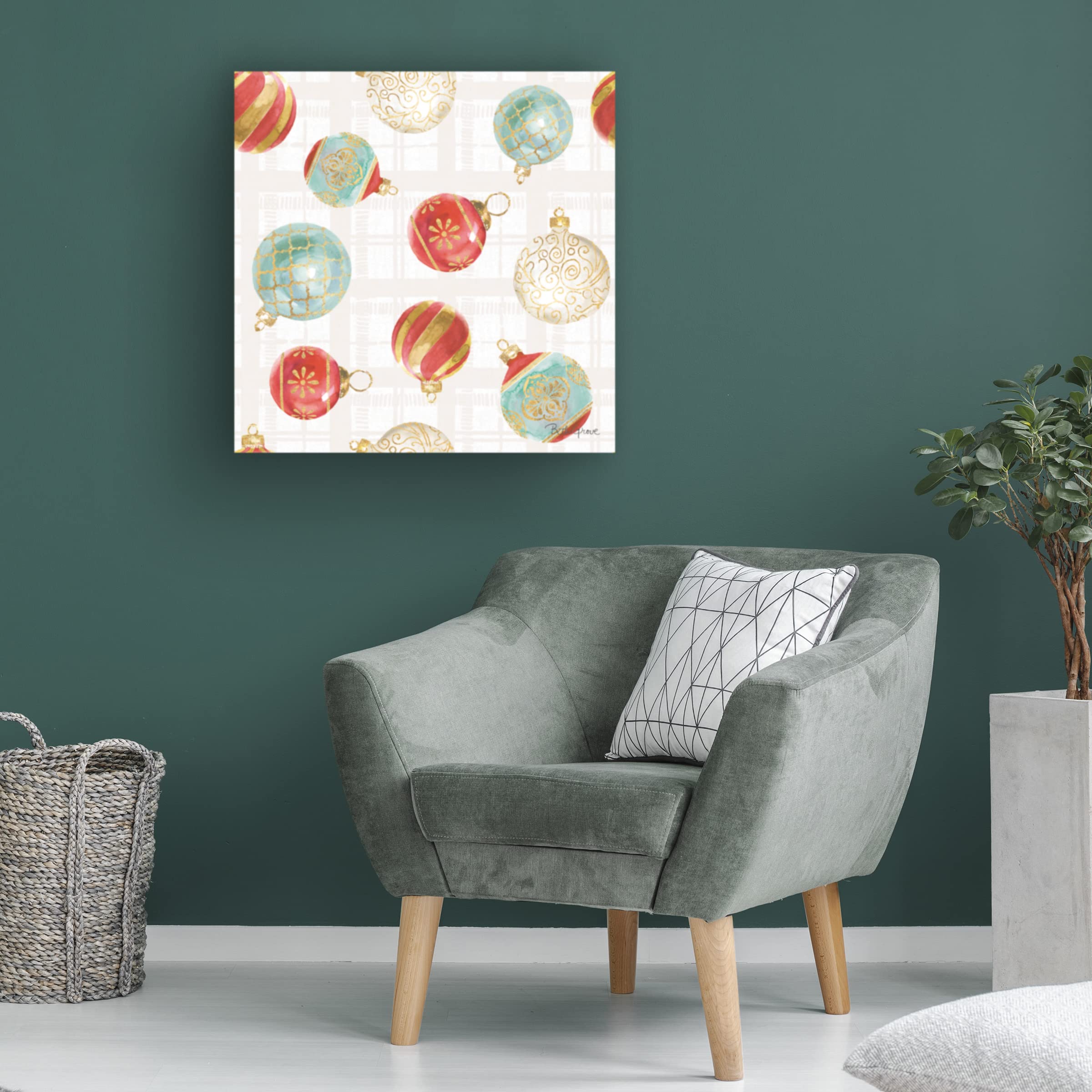Trademark Fine Art 'Foxtail Barley I' Canvas Wall Art Print by Alan Majchrowicz - Nature Landscape Home Decor for Living Room, Bedroom & Office
