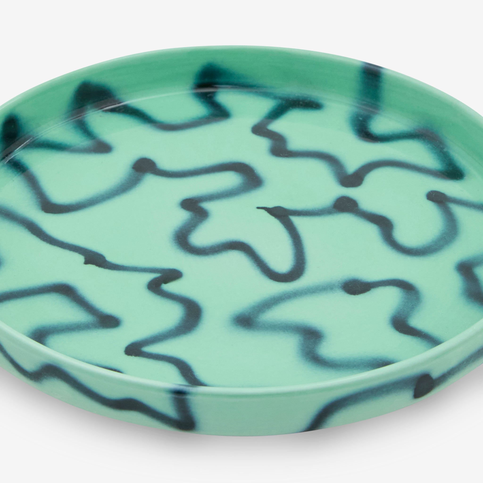 Cute Kawaii Green Baby Plate for Toddlers - BPA-Free Silicone Suction Plate for Kids Mealtime, Perfect for Pizza, Pasta & Snacks - Ideal for Home, Daycare & Travel Use