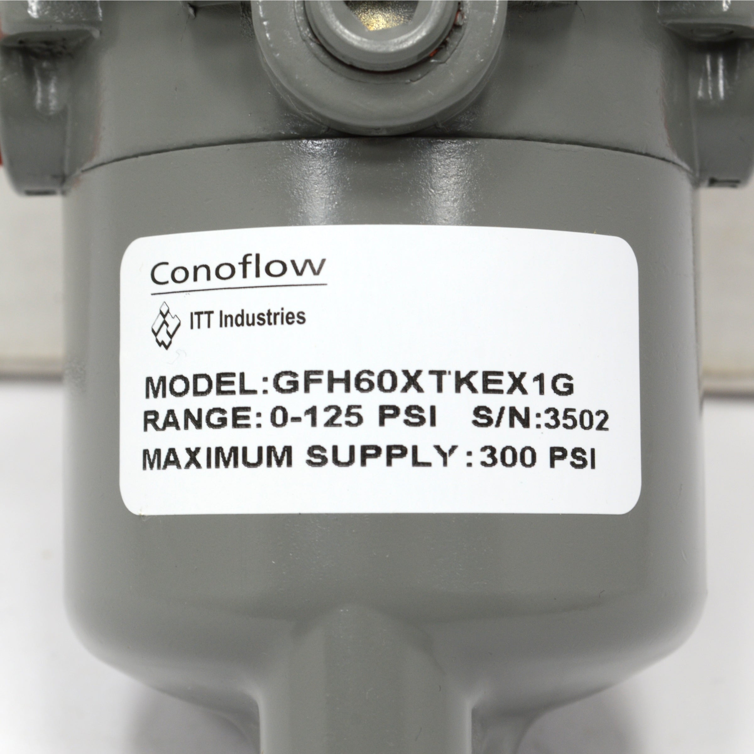 New in Box CONOFLOW ITT INDUSTRIES GFH60XTKEX1G Filter Regulator 0-125 PSI - Perfect for Industrial Air & Gas Systems, Pneumatic Control Applications