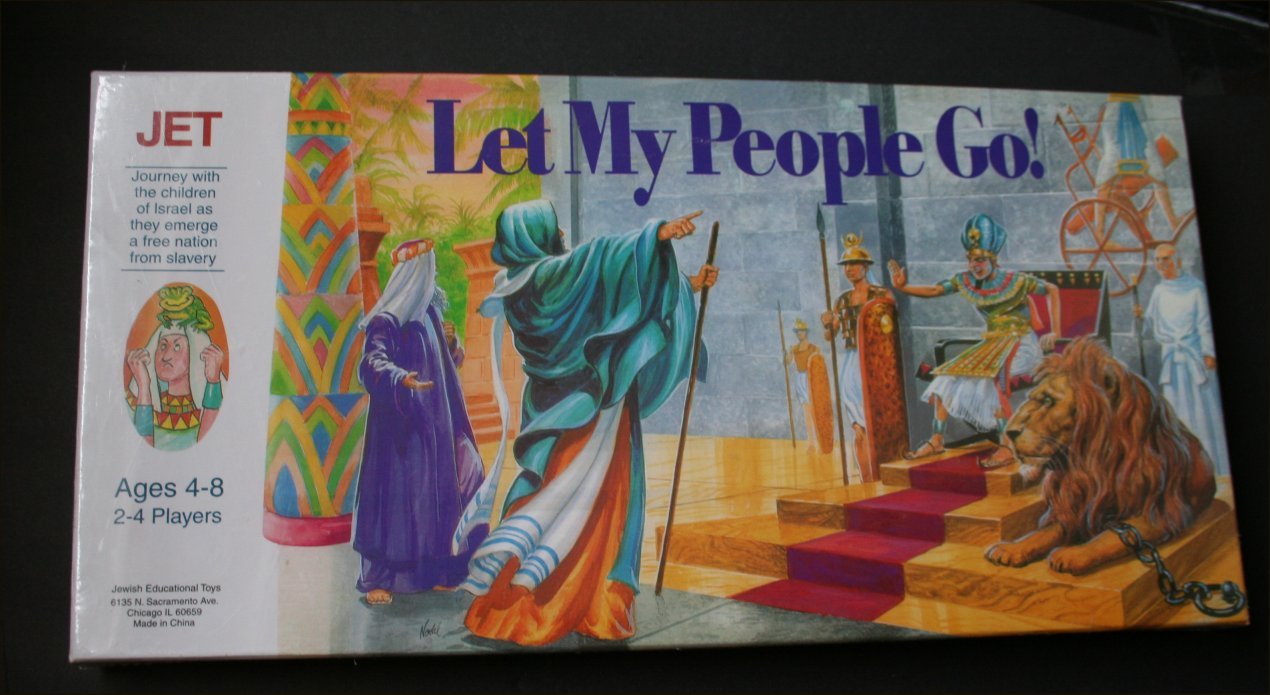 Jewish Educational Toys - Let My People Go! Board Game for Kids & Families - Fun Learning Game for Hanukkah, Passover & Jewish Holidays