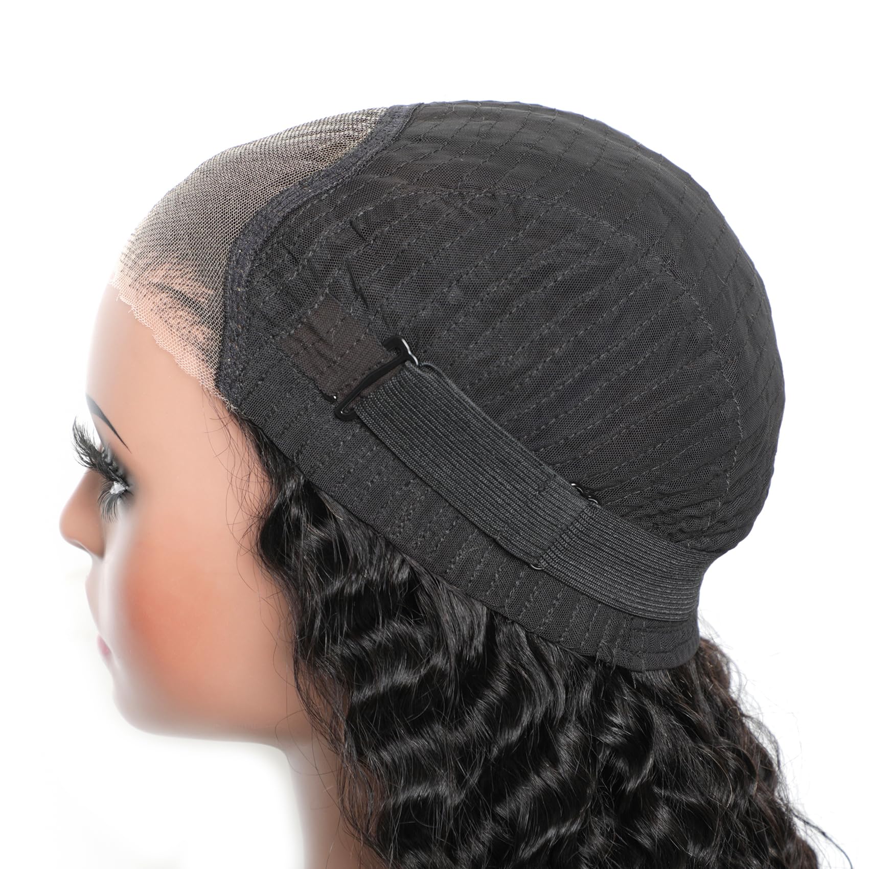 ISEE Glueless Human Hair Wig for Beginners - 28 Inch Deep Wave Pre Plucked HD Lace Closure Wig with Baby Hair | No Glue 4x4 Lace Wig for Black Women | Perfect for Daily Wear, Special Occasions & Protective Styling