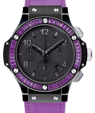 Hublot Big Bang Black Tutti Frutti Purple Ceramic & Sapphire Ladies Watch - Luxury Swiss Timepiece for Women, Perfect for Gifts, Special Occasions & Fashion Statements